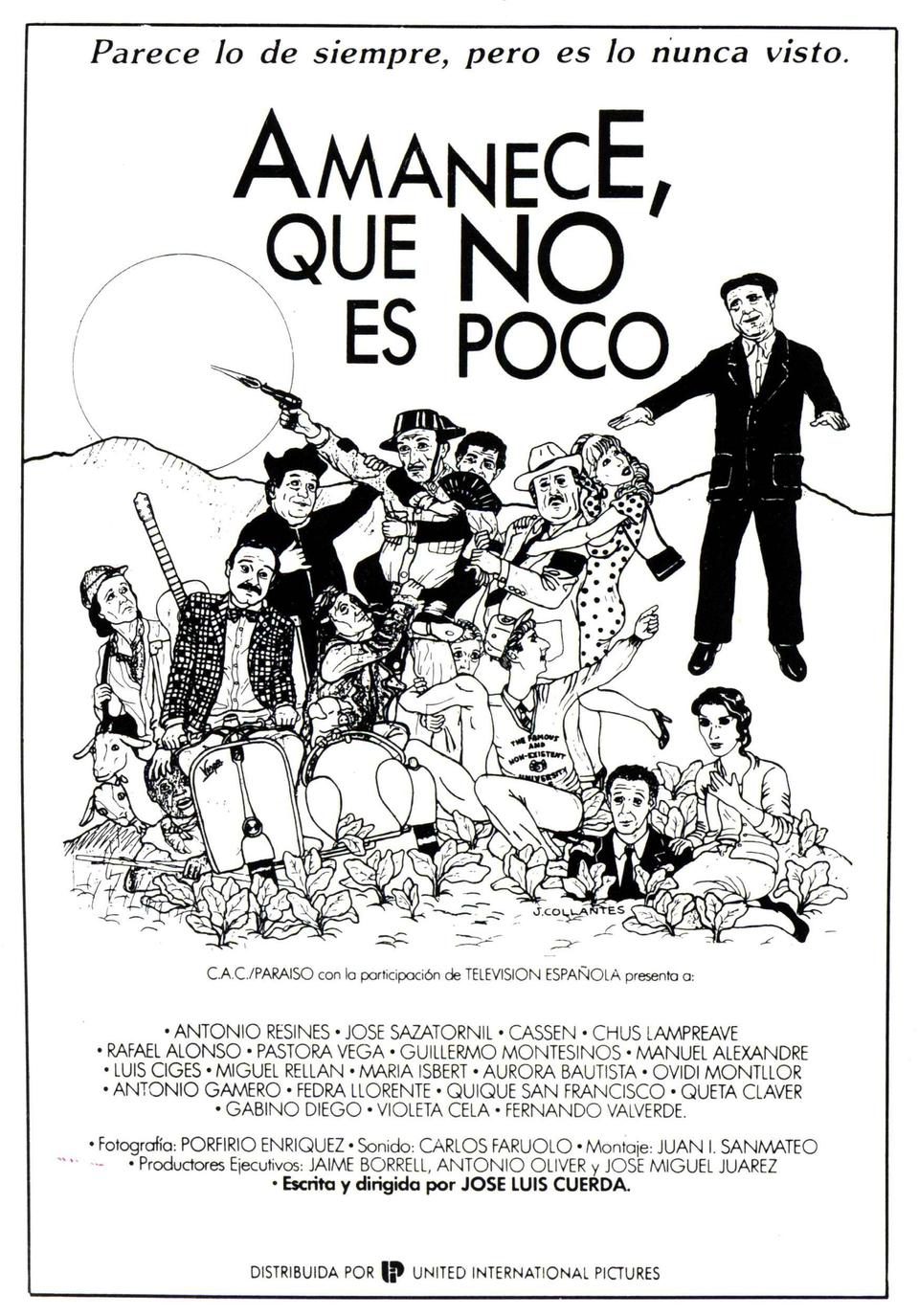 Poster of Amanece, que no es poco - España