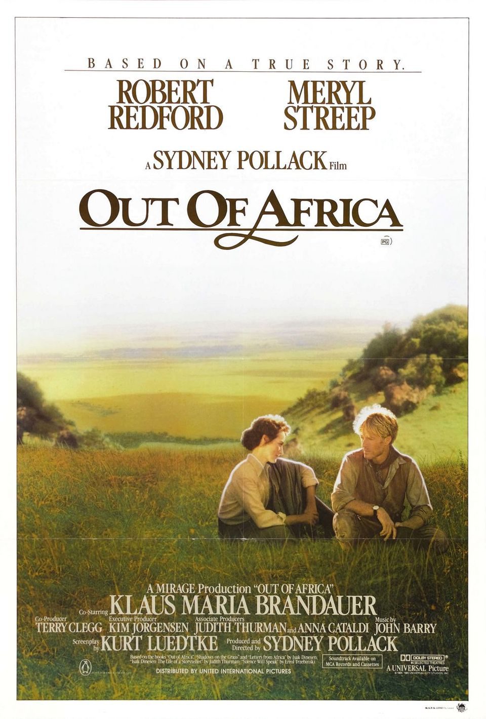 Poster of Out of Africa - EEUU