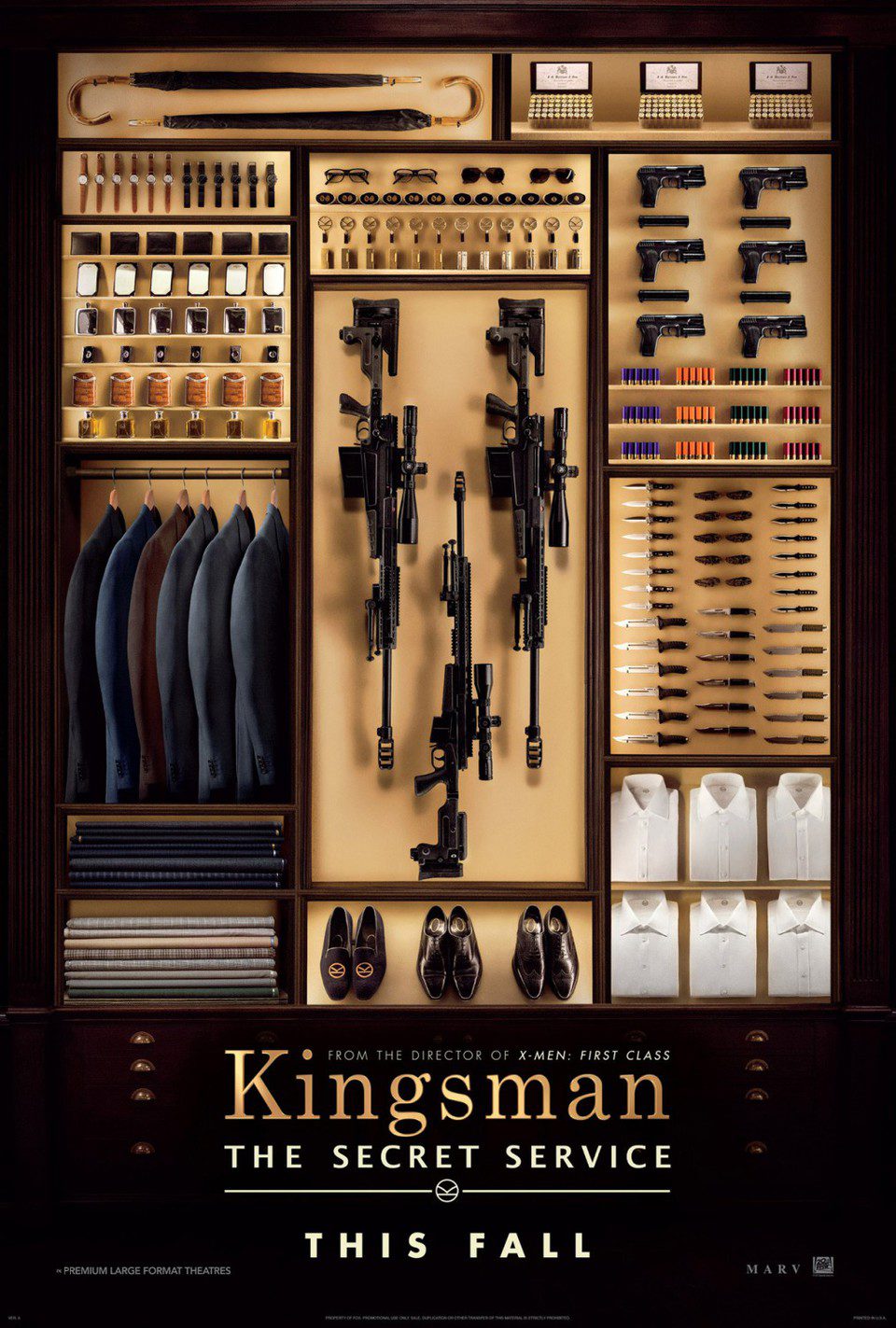 Poster of Kingsman: The Secret Service - Teaser EEUU