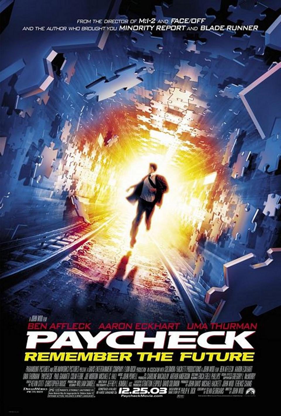 Poster of Paycheck - Estados Unidos