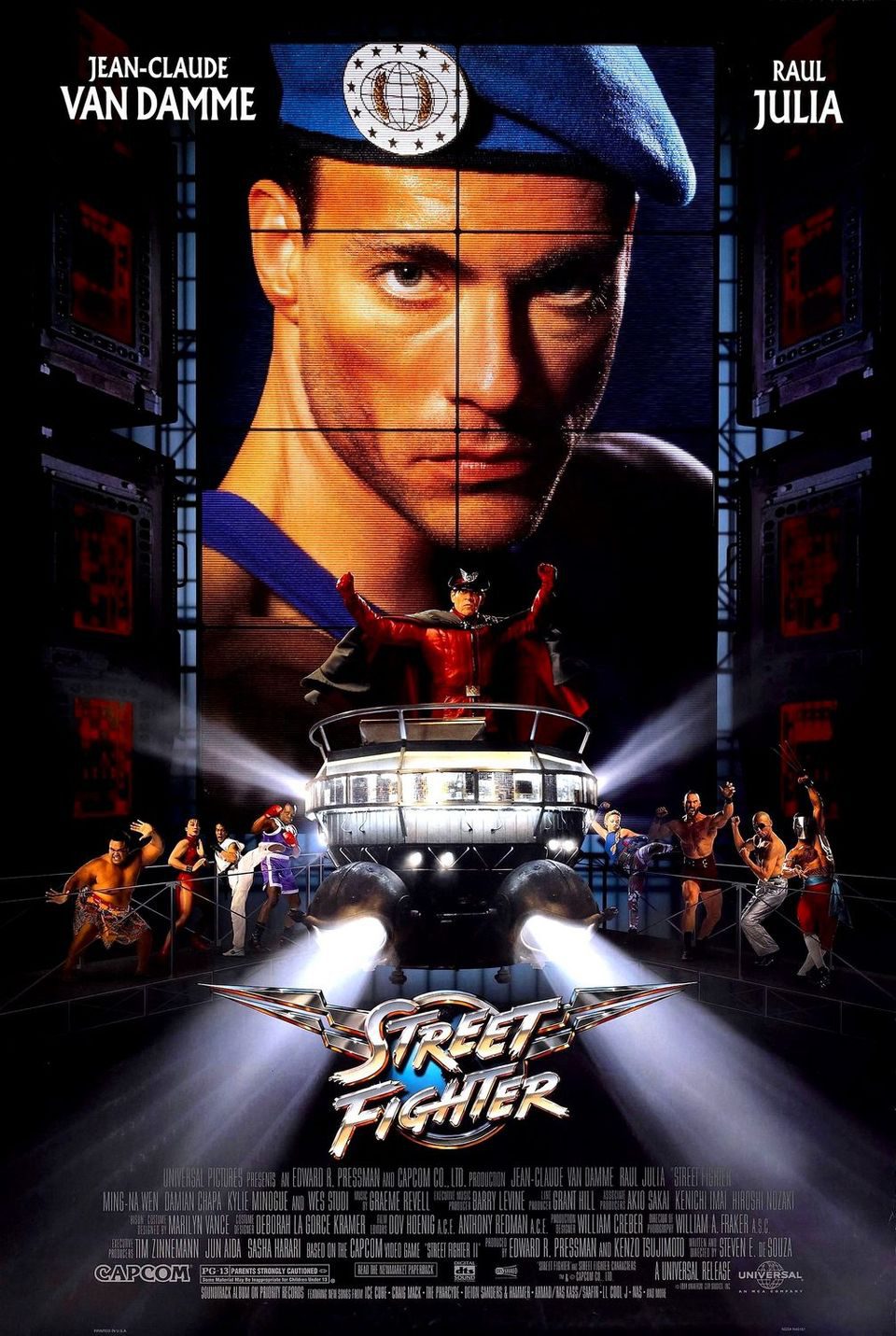 Poster of Street Fighter - Estados Unidos