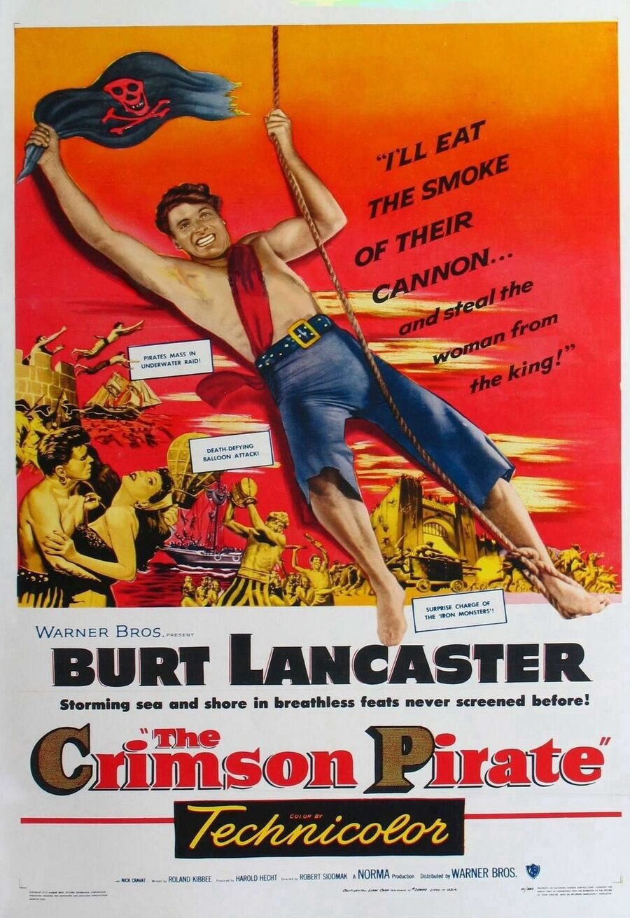 Poster of The Crimson Pirate - Estados Unidos