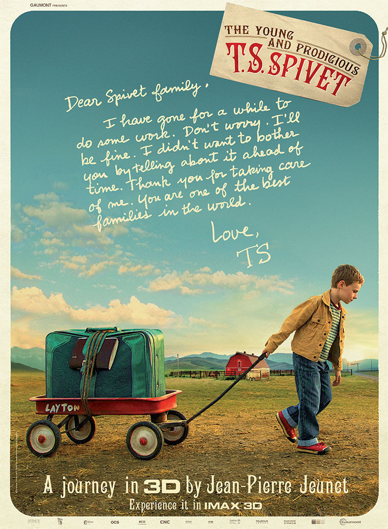 Poster of The Young and Prodigious T.S. Spivet - Reino Unido