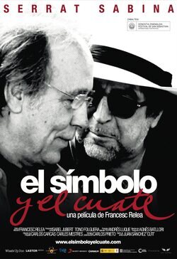 Poster Serrat y Sabina: El símbolo y el cuate