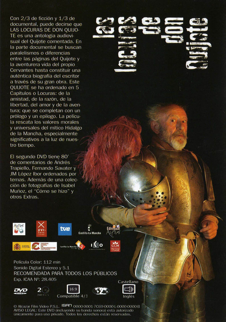 Poster of Las locuras de Don Quijote - España