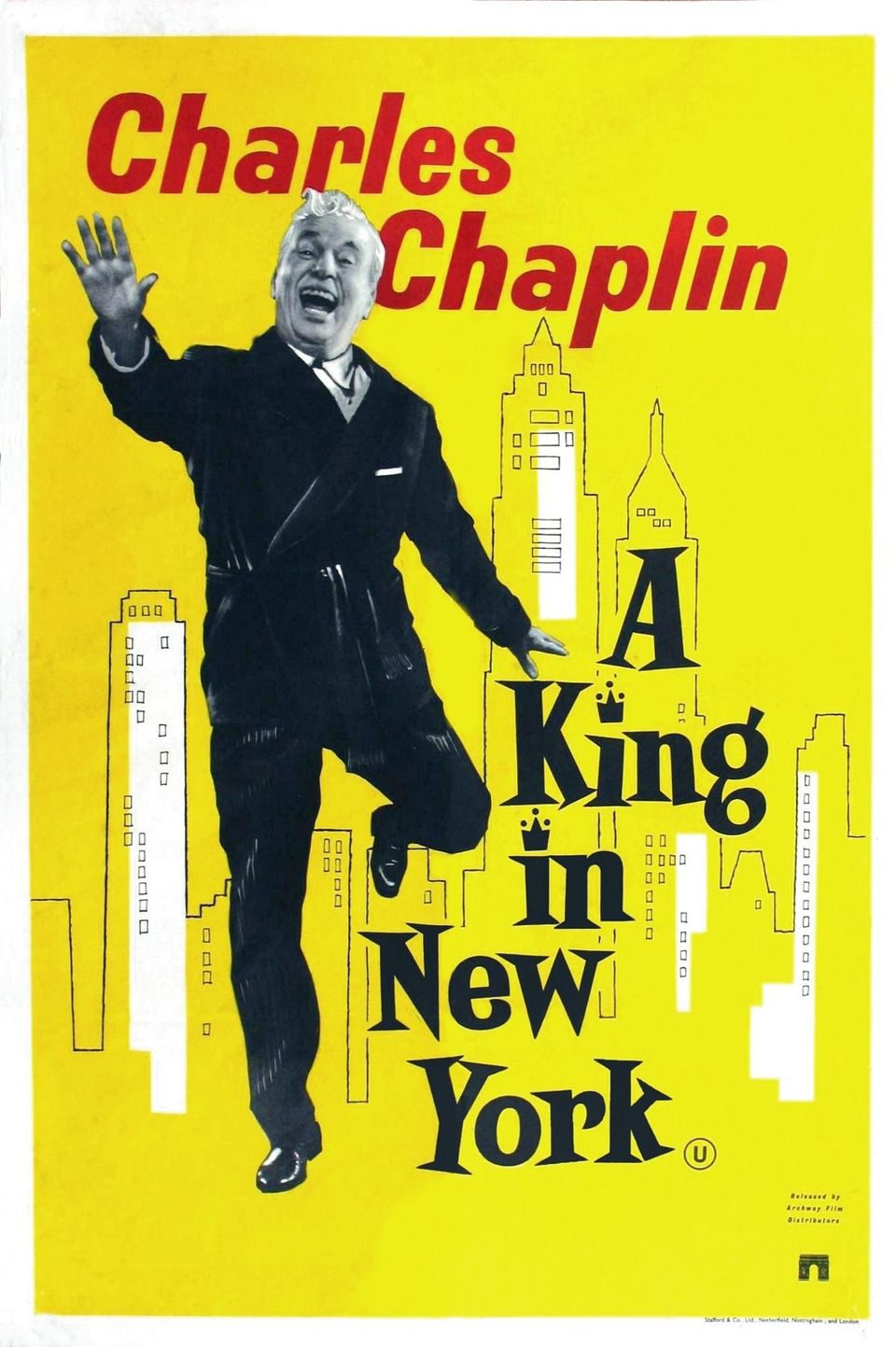 Poster of A King in New York - Reino Unido