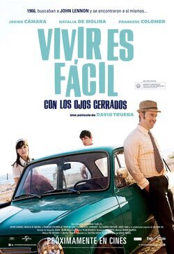 Poster Vivir es fácil con los ojos cerrados