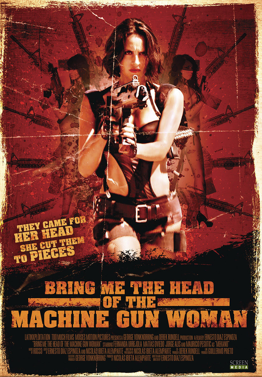 Poster of Bring Me the Head of the Machine Gun Woman - EEUU