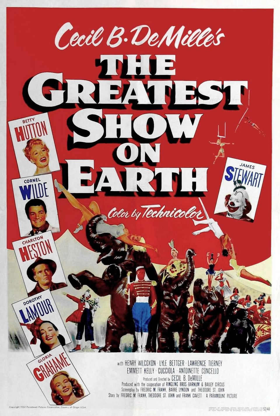 Poster of The Greatest Show on Earth - Estados Unidos
