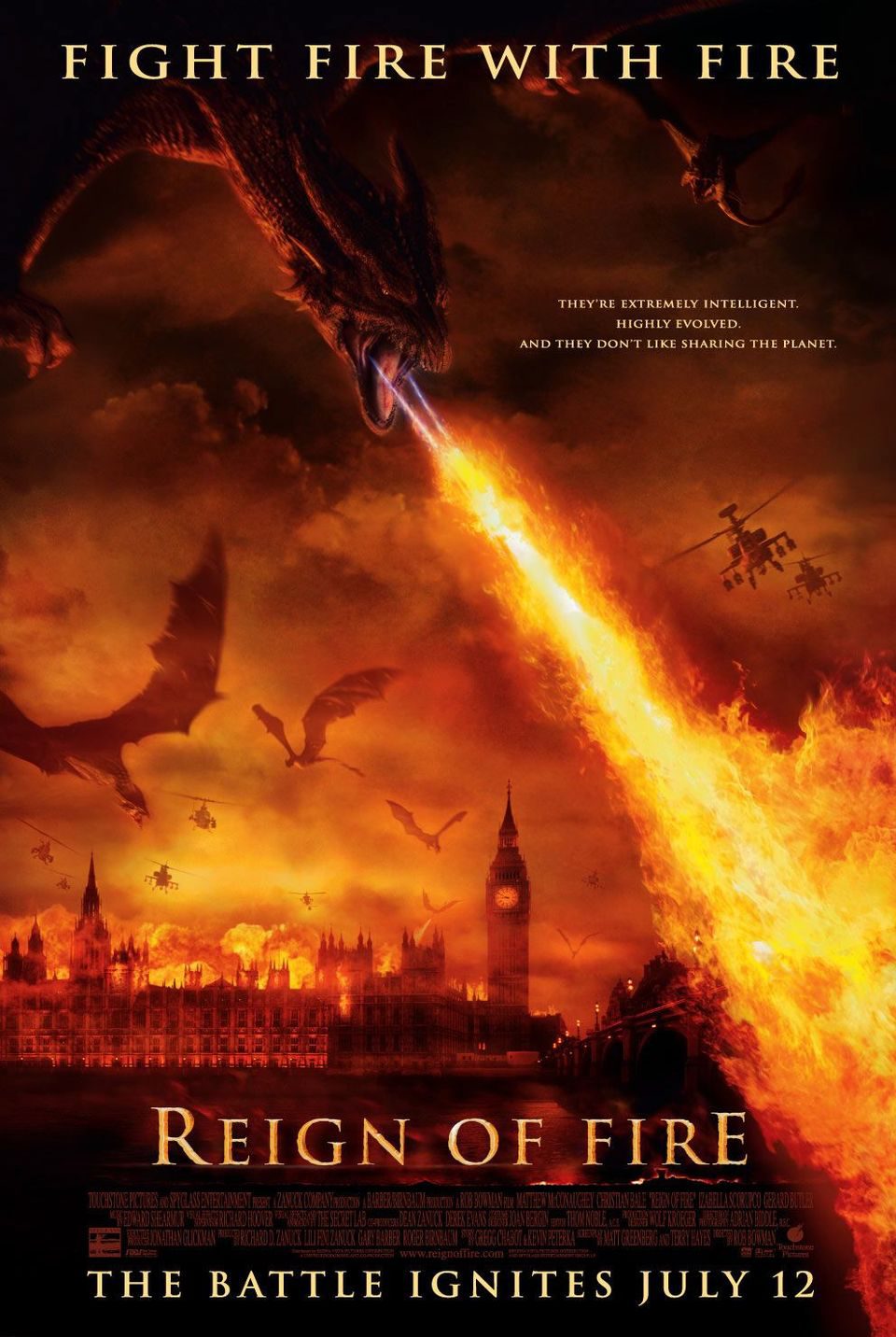 Poster of Reign of Fire - Estados Unidos