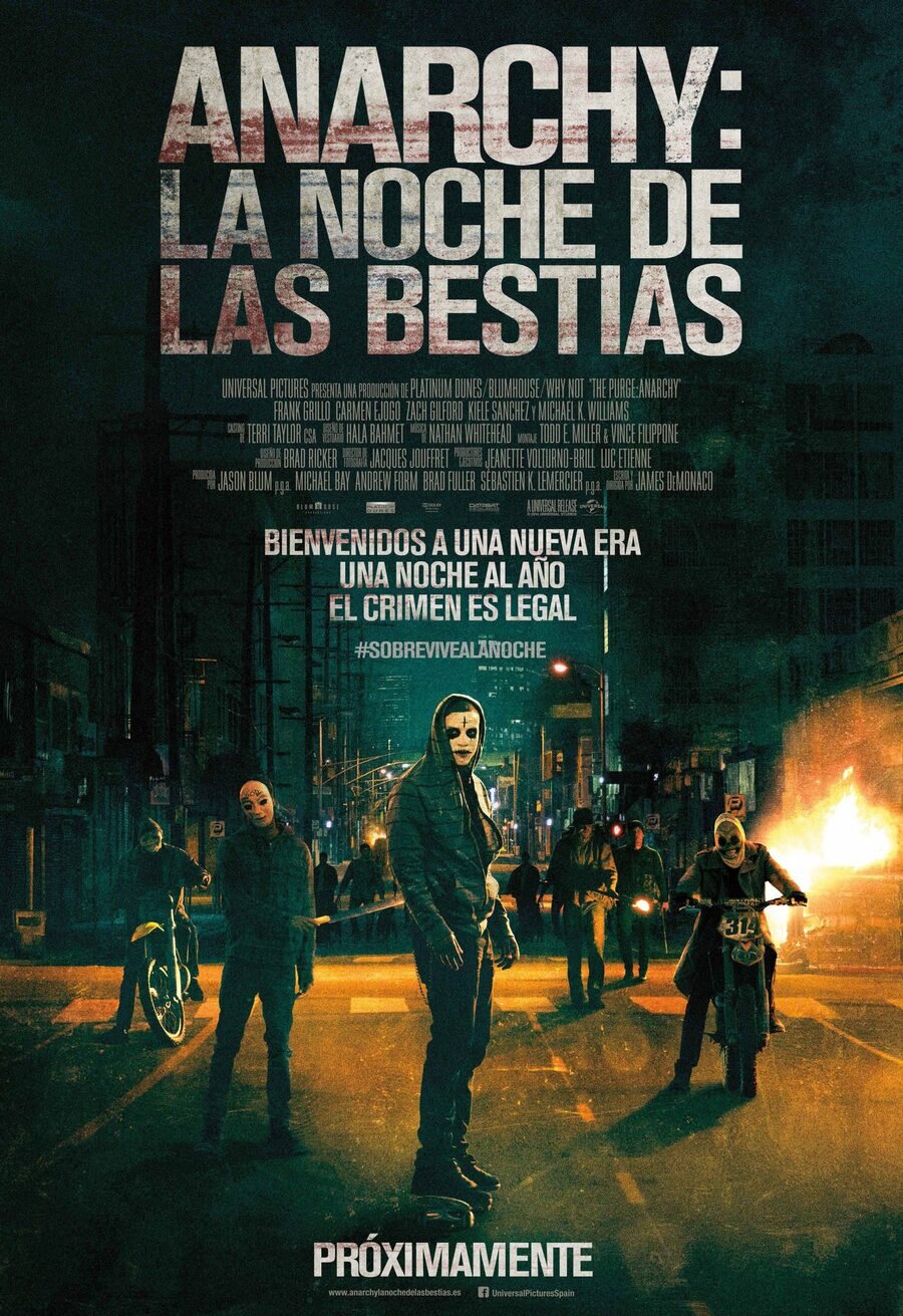 Poster of The Purge: Anarchy - España