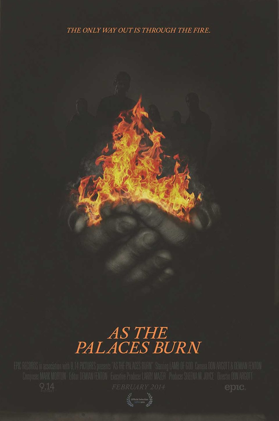 Poster of As The Palaces Burn - Estados Unidos