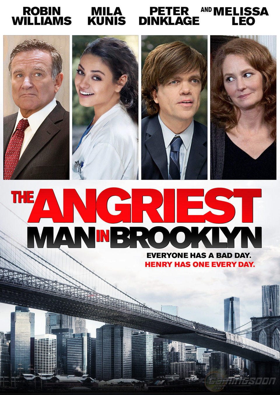 Poster of The Angriest Man in Brooklyn - Estados Unidos