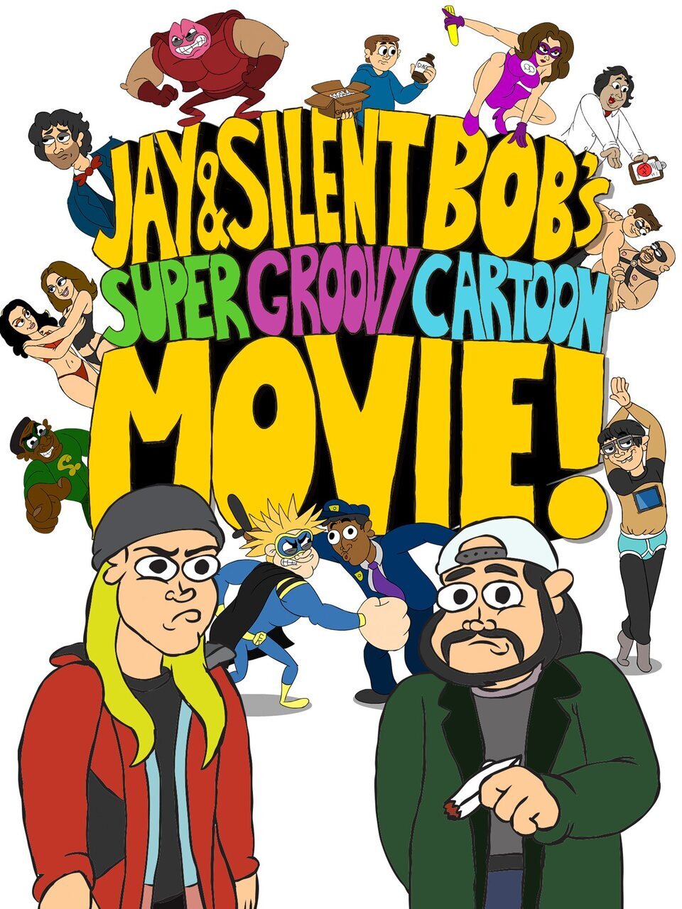 Poster of Jay and Silent Bob's Super Groovy Cartoon Movie - Estados Unidos