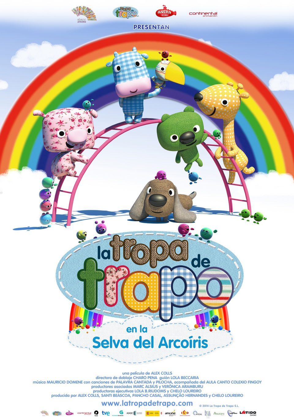 Poster of The Happets in the Rainbow Forest - España