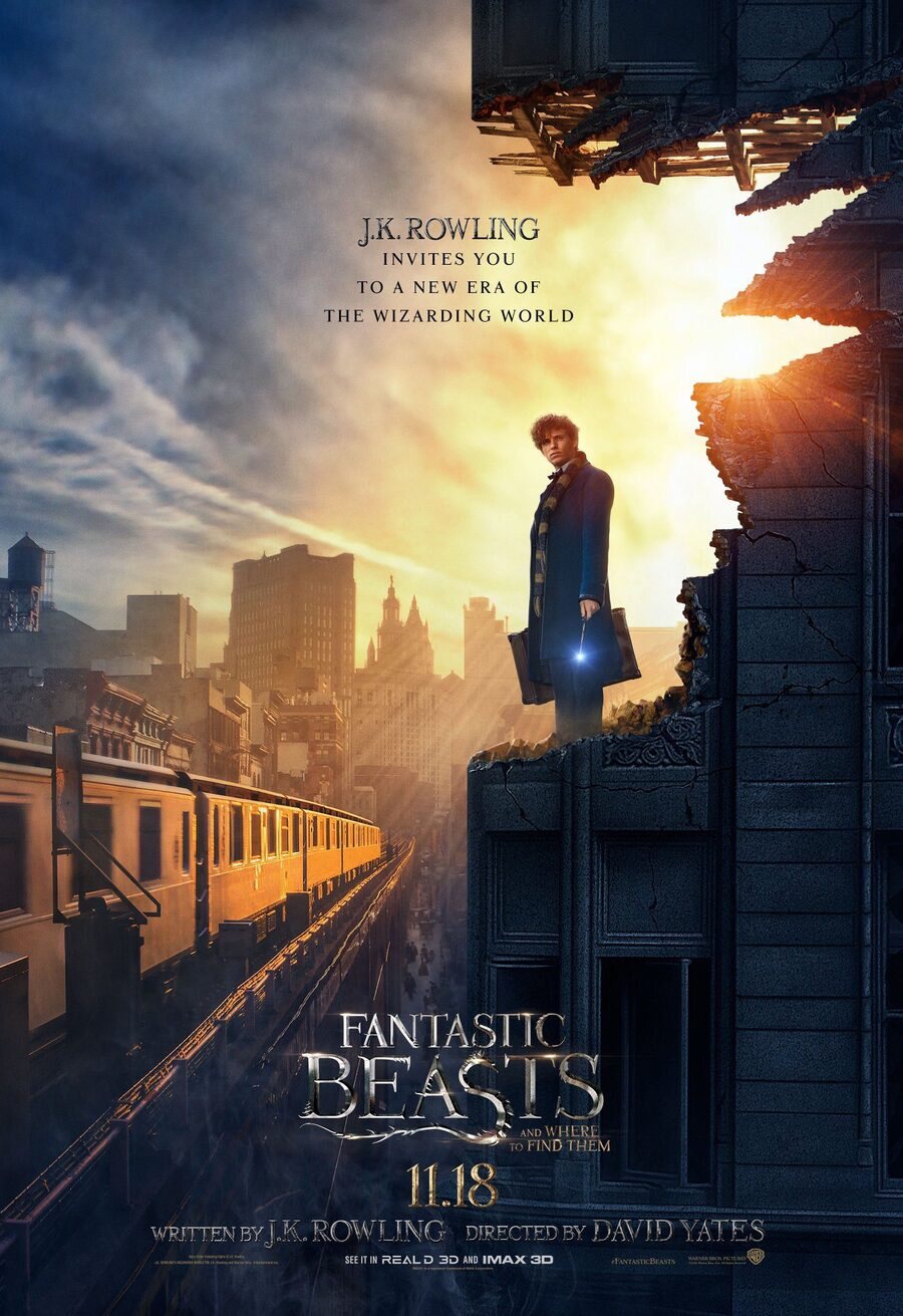 Poster of Fantastic Beasts and Where to Find Them - Estados Unidos #2