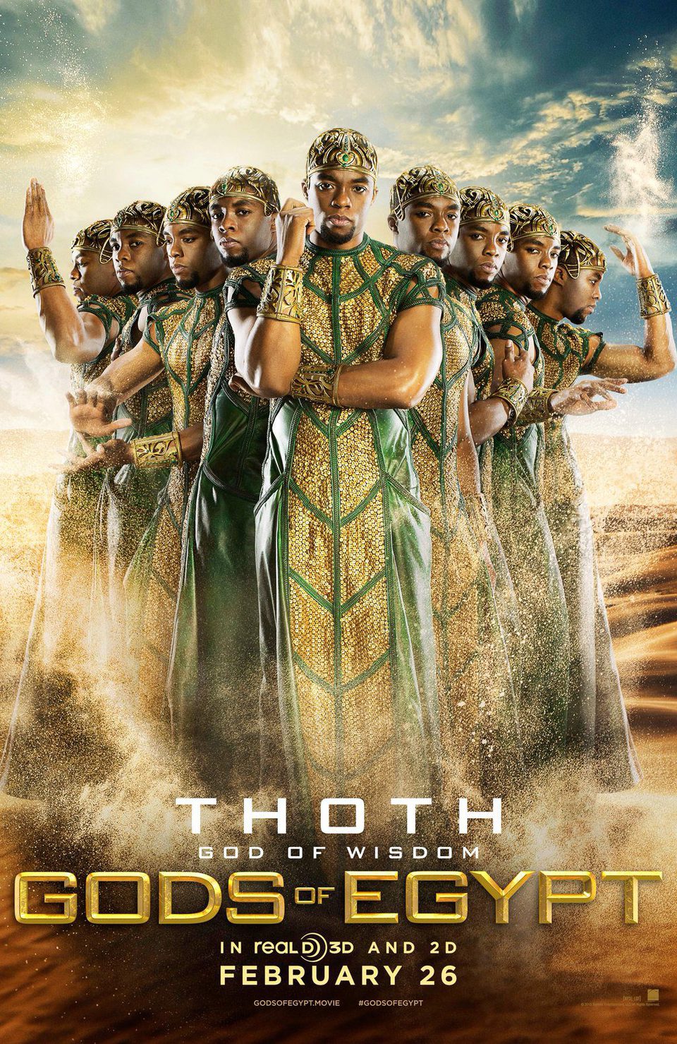 Poster of Gods of Egypt - UK Thoht