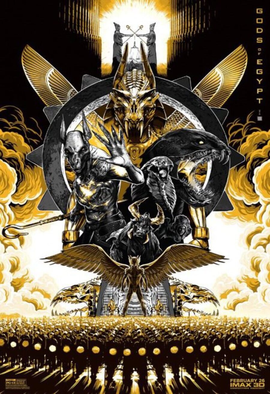 Poster of Gods of Egypt - EE.UU.