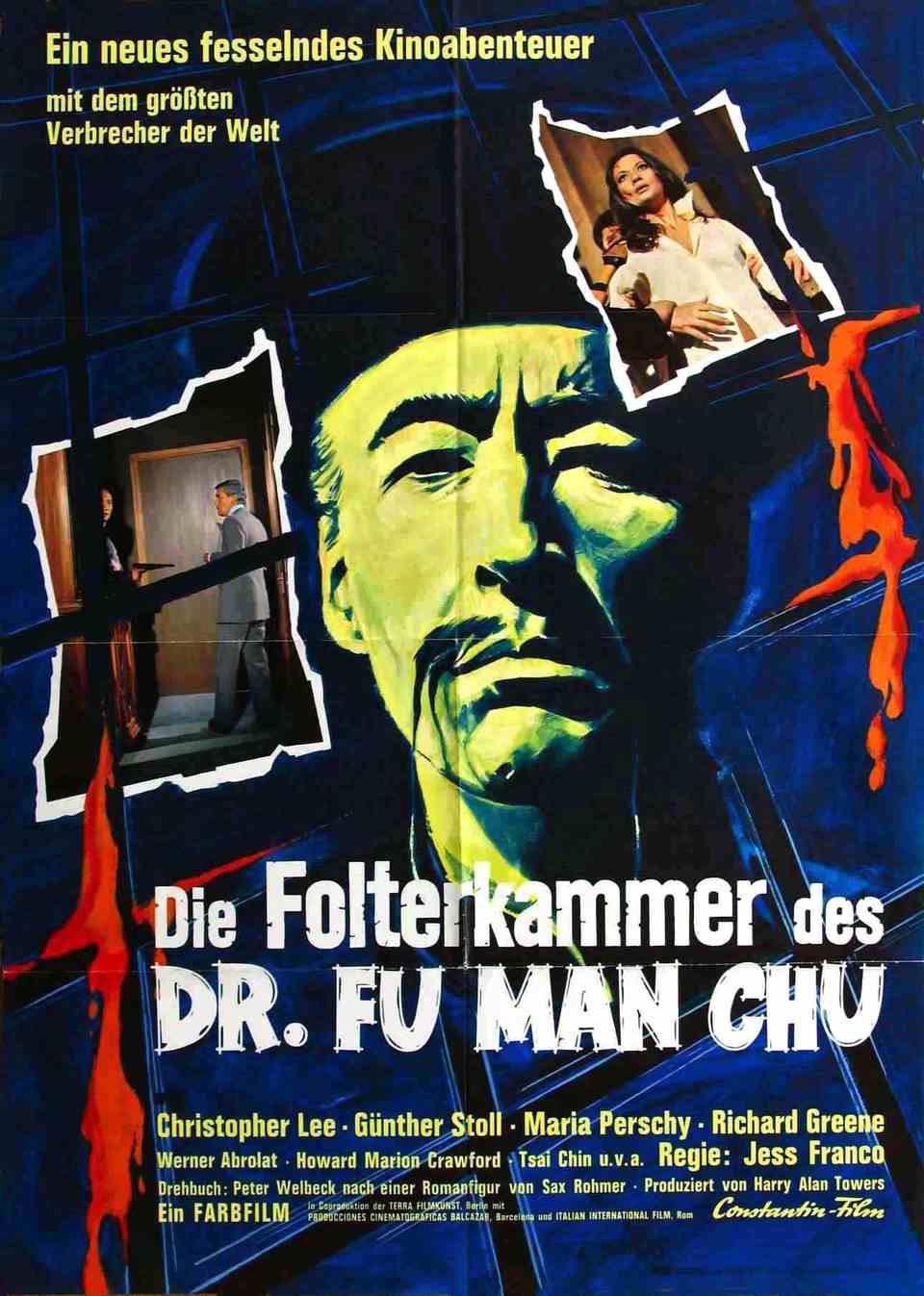 Poster of The Castle of Fu Manchu - Alemania