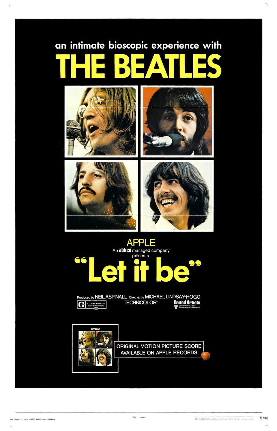 Poster of Let It Be - Reino Unido