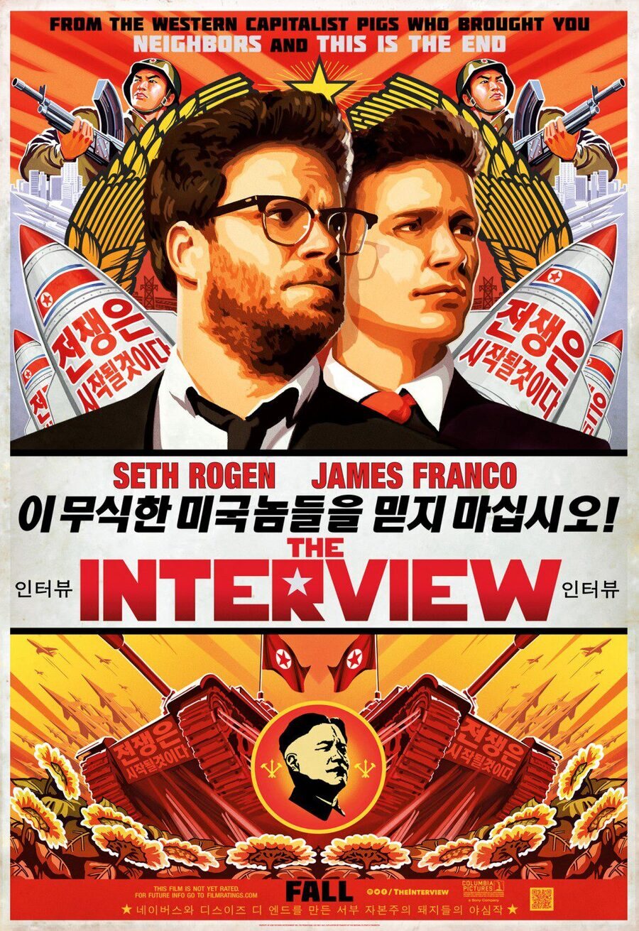 Poster of The Interview - EEUU
