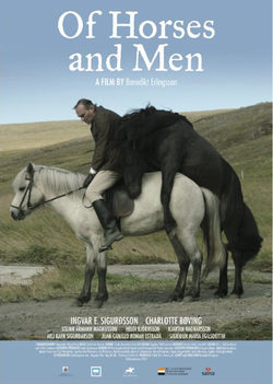 Poster Of Horses and Men