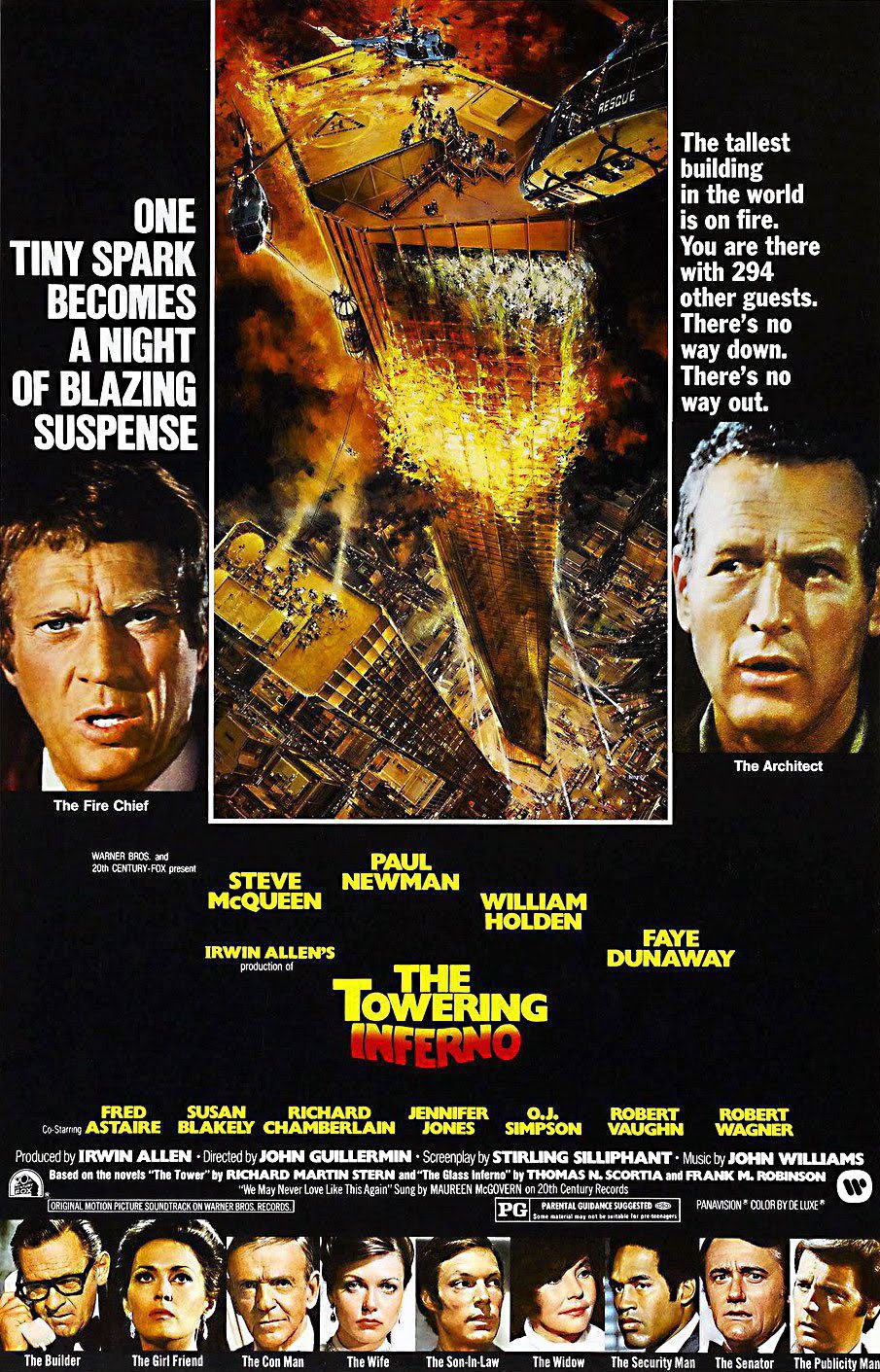 Poster of The Towering Inferno - Estados Unidos