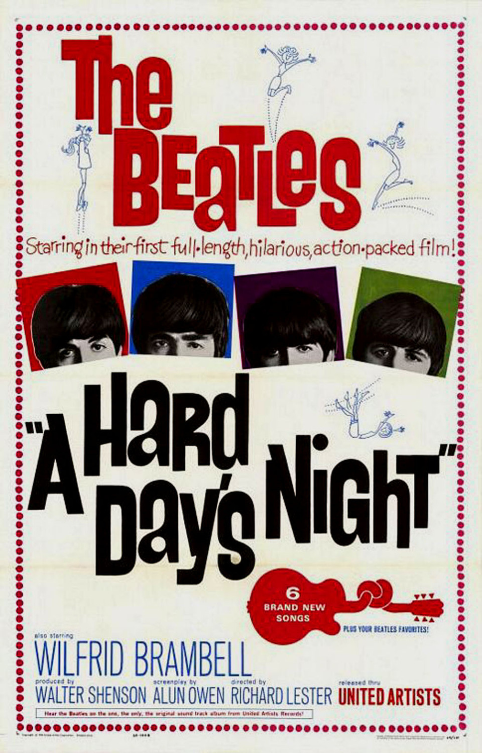 Poster of A Hard Day's Night - Reino Unido