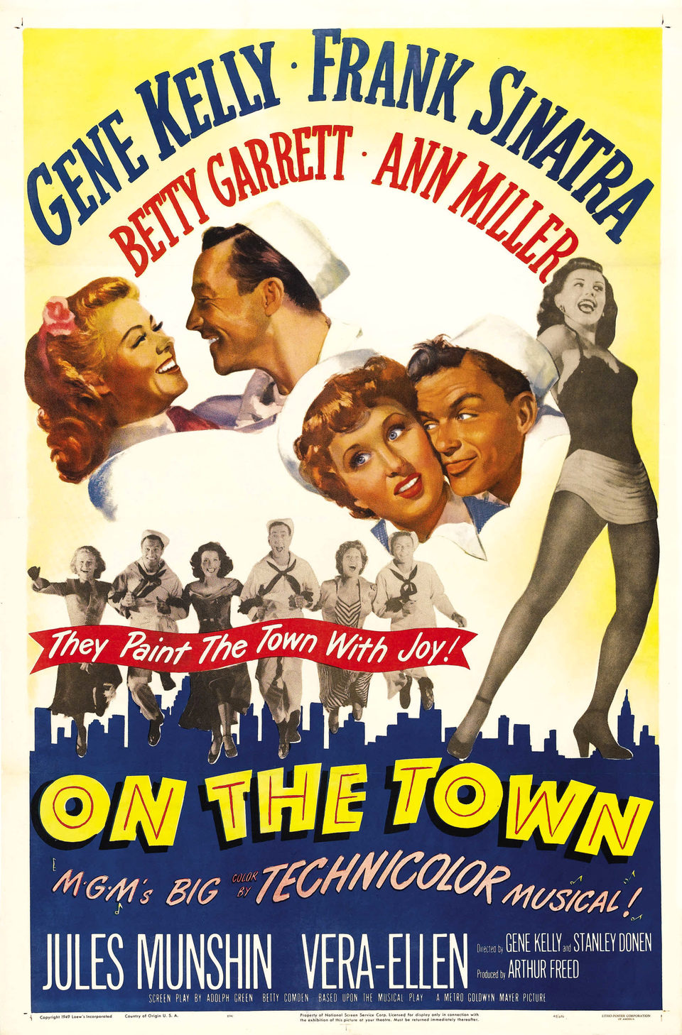 Poster of On the Town - Estados Unidos