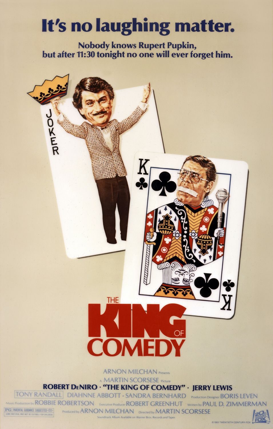 Poster of The King of Comedy - Estados Unidos