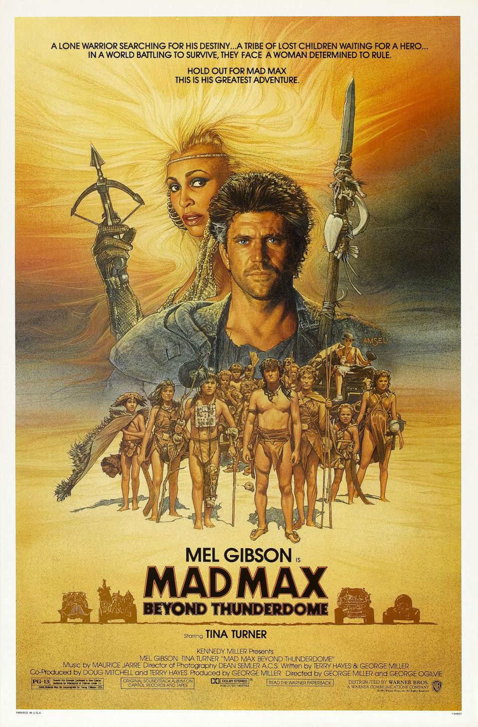 Poster of Mad Max Beyond Thunderdome - Estados Unidos