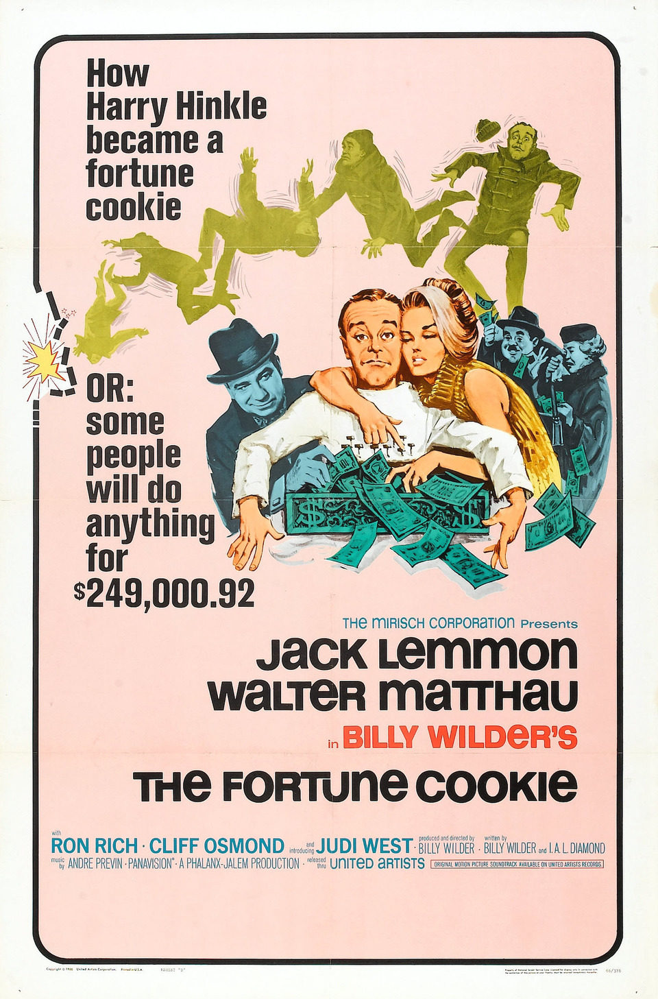 Poster of The Fortune Cookie - Estados Unidos