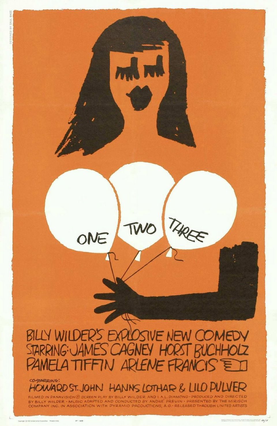 Poster of One, Two, Three - Estados Unidos
