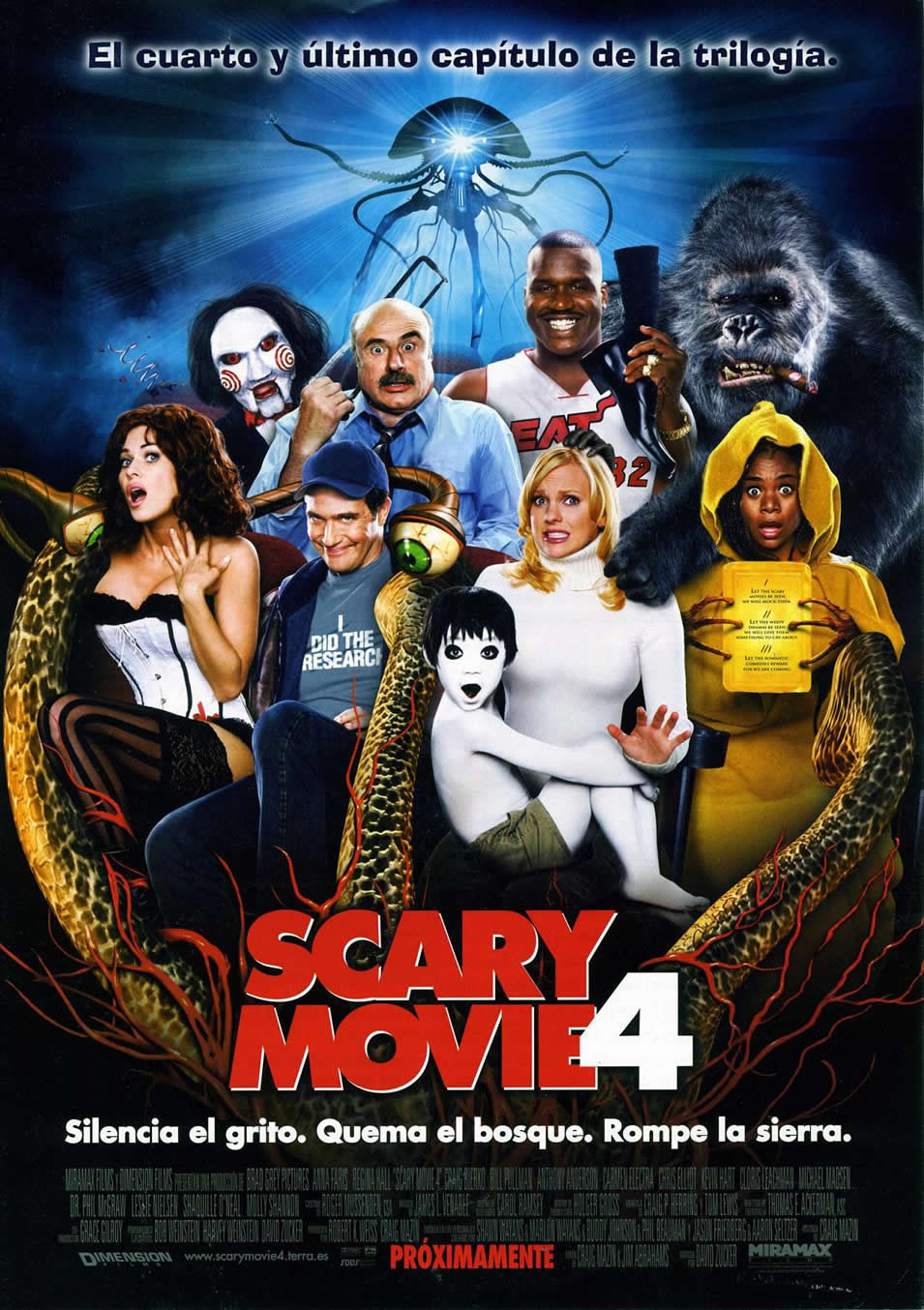 Poster of Scary Movie 4 - España