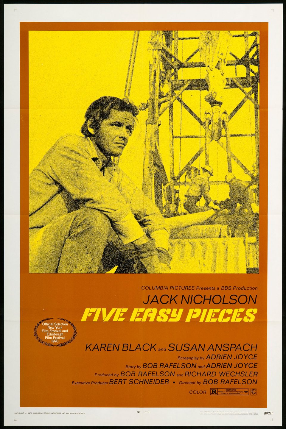 Poster of Five Easy Pieces - Estados Unidos