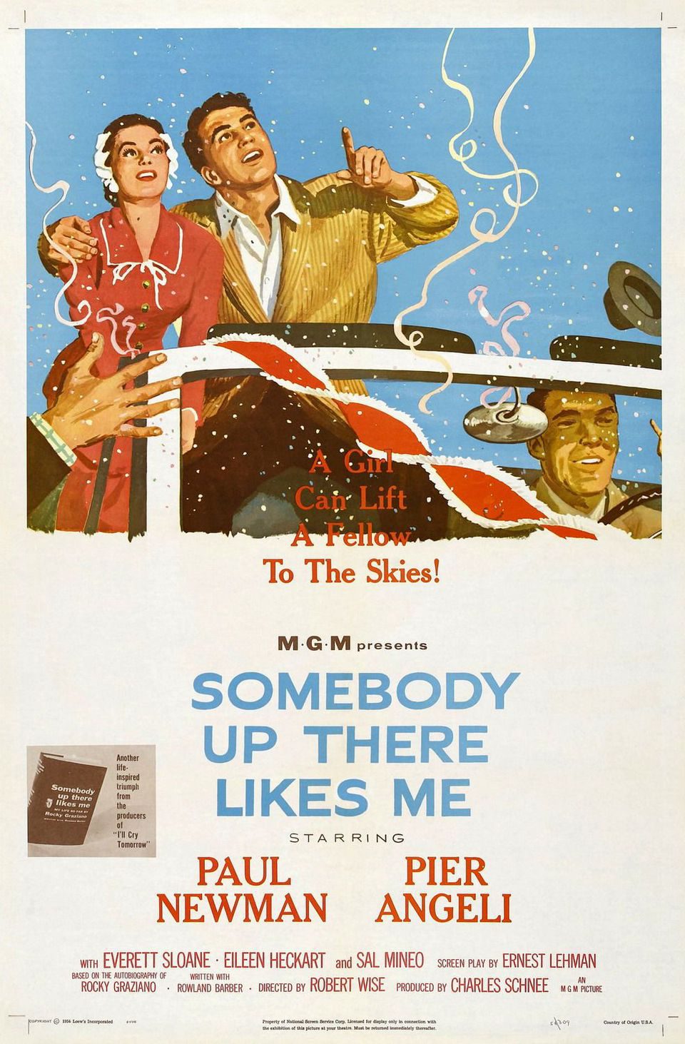 Poster of Somebody Up There Likes Me - Estados Unidos