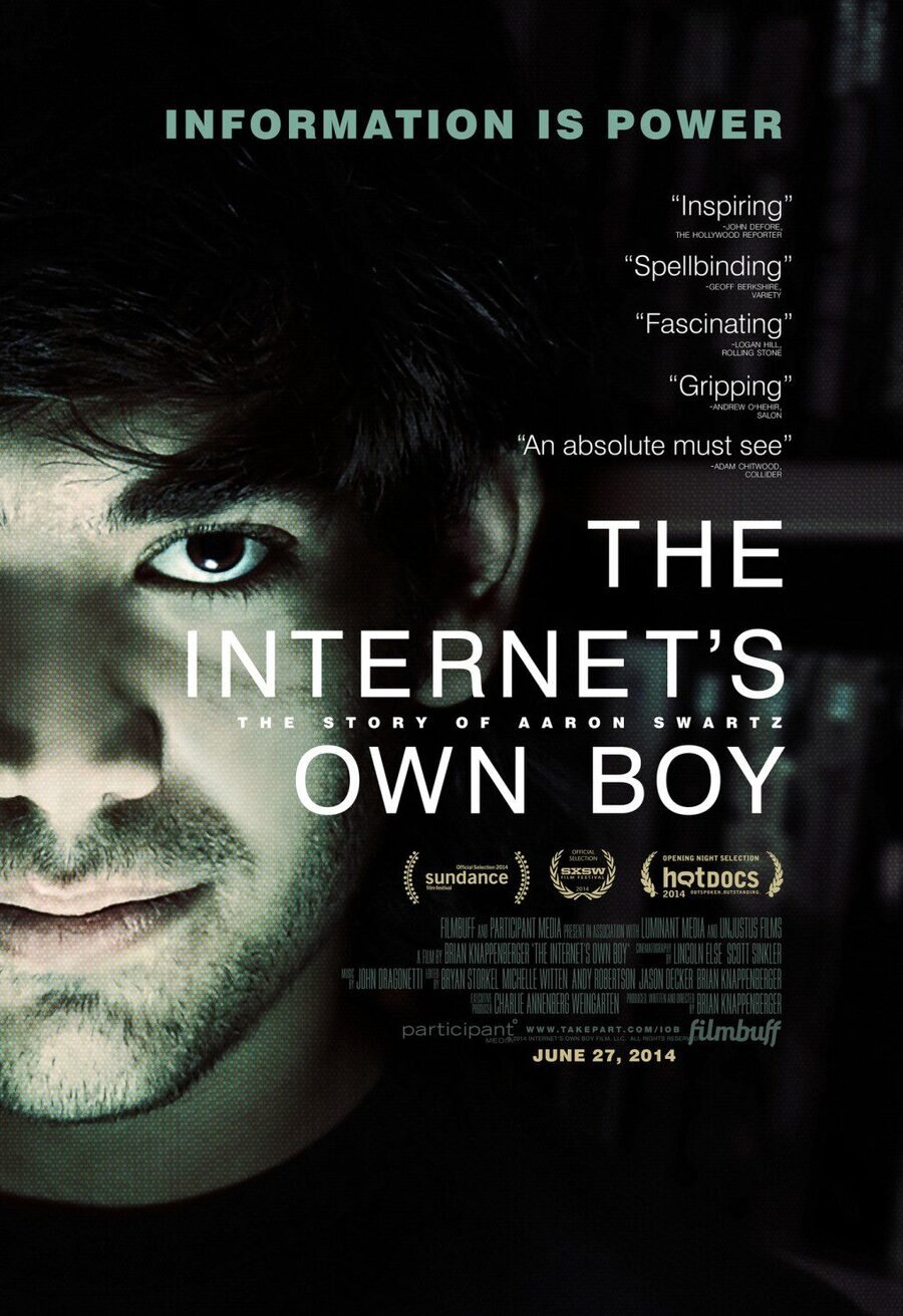 Poster of The Internet's Own Boy: The Story of Aaron Swartz - Estados Unidos