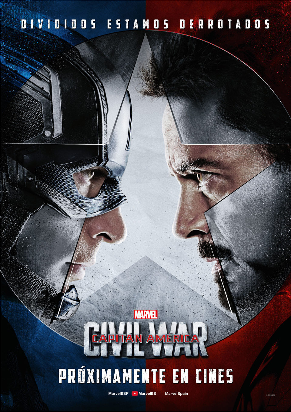 Poster of Captain America: Civil War - España