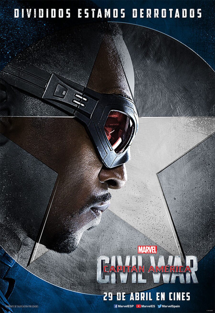Poster of Captain America: Civil War - Falcon