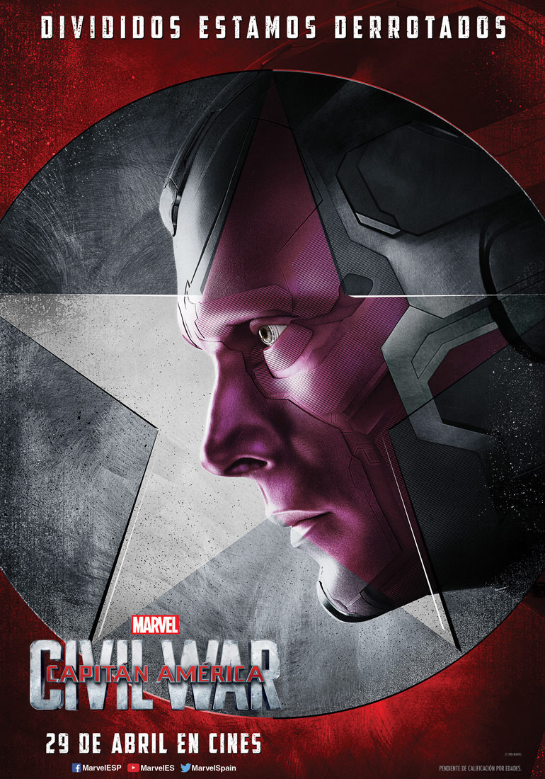 Poster of Captain America: Civil War - La Visión