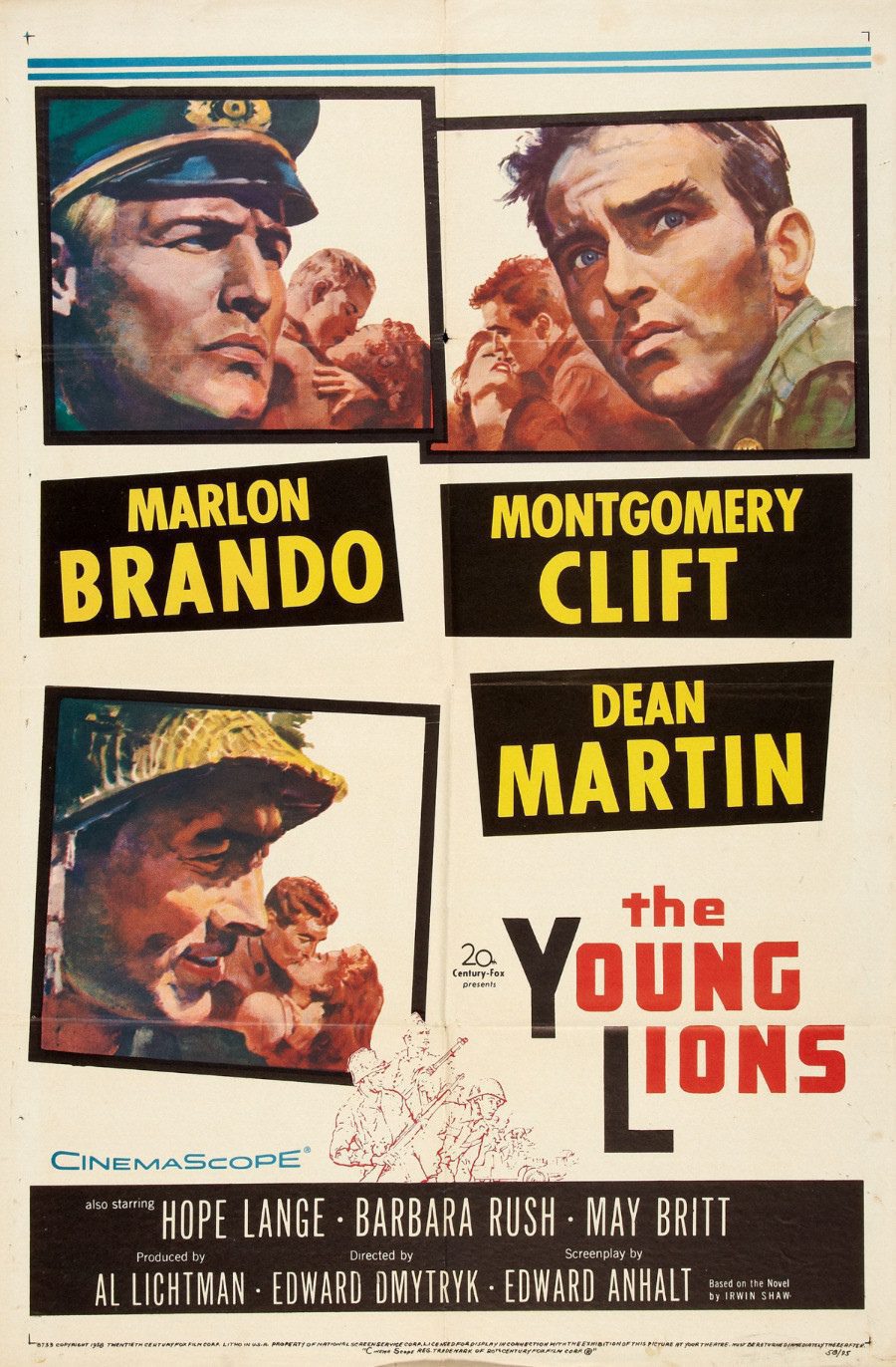 Poster of The Young Lions - Estados Unidos
