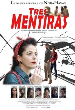 Poster Tres mentiras