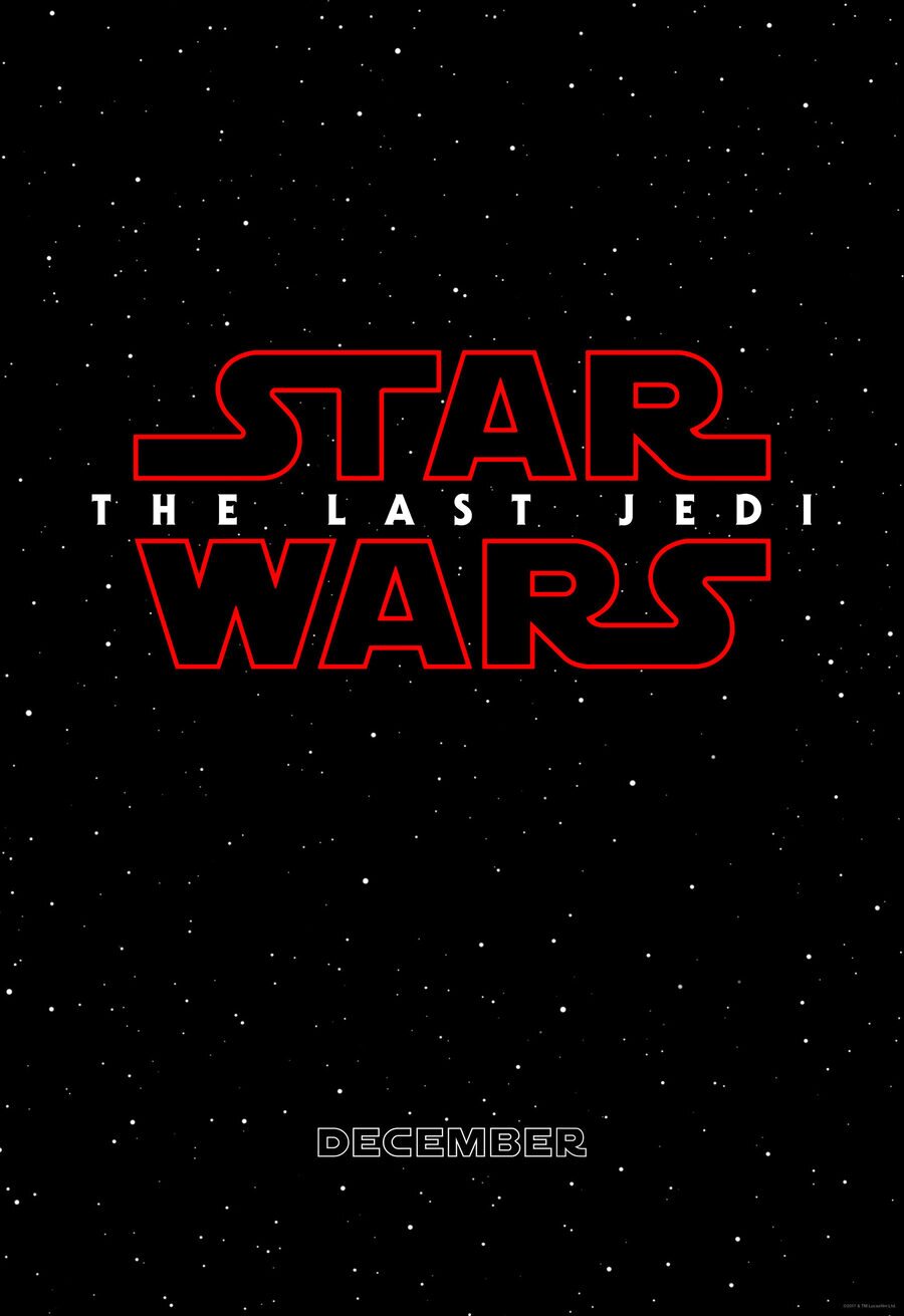 Poster of Star Wars: The Last Jedi - Teaser con título