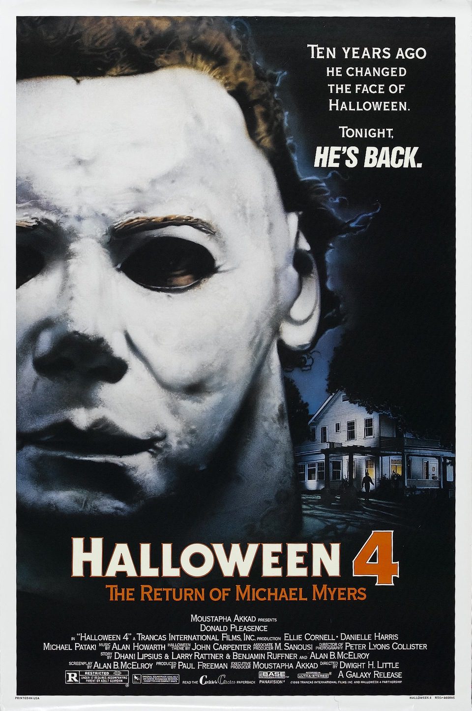 Poster of Halloween 4: The Return of Michael Myers - Estados Unidos