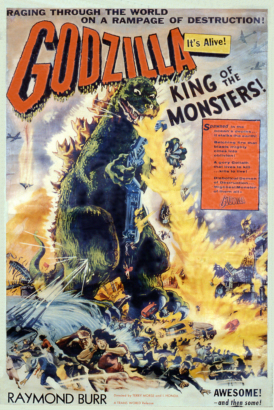 Poster of Godzilla - Estados Unidos