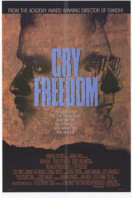 Poster of Cry freedom - Estados Unidos