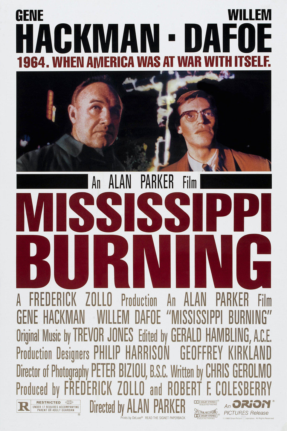 Poster of Mississippi Burning - Estados Unidos