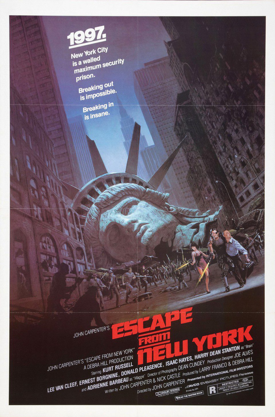 Poster of Escape from New York - Estados Unidos