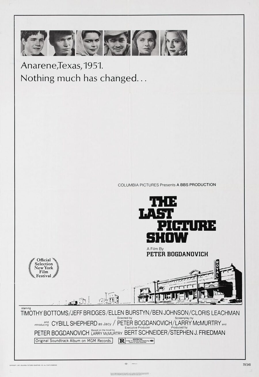 Poster of The Last Picture Show - Estados Unidos