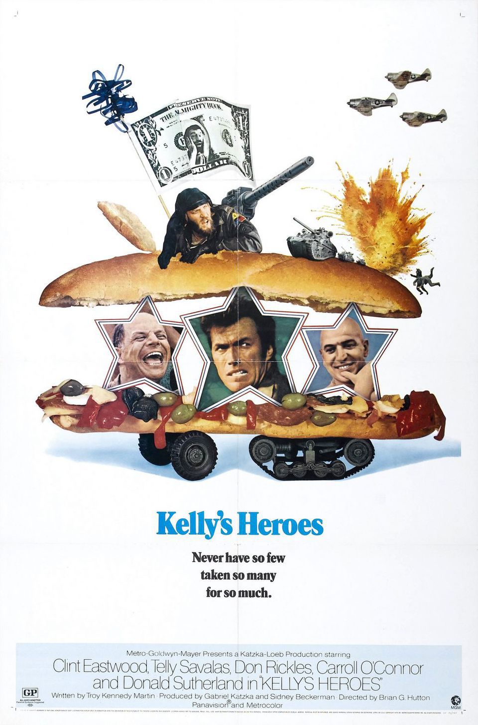 Poster of Kelly's Heroes - Estados Unidos